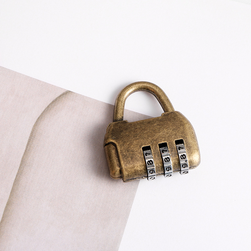 Mini combination locks, padlocks, dorm cabinet locks, suitcase locks, locker locks, school bags, bag locks, gym small locks