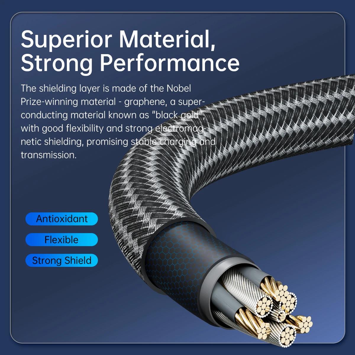 ORICO 2 In 1 40Gbps USB C Fast Charger Cord 8K @60Hz HD USB 3.0 to USB C Cable for Macbook Thunderbolt 4 PS4 Cable PD100W. 