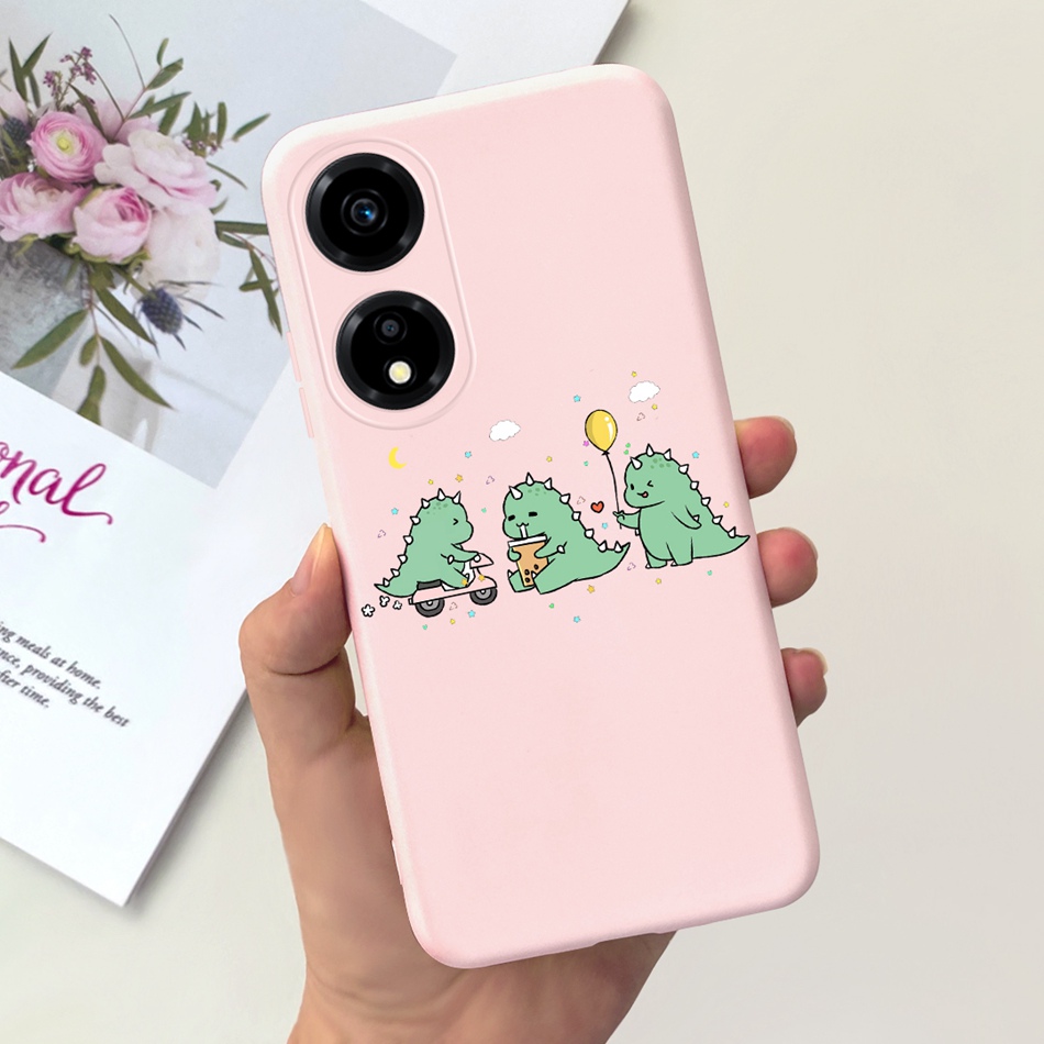 For Honor X5 Plus Case Cute Cartoon Candy Color Soft Silicone TPU Slim Phone Back Cover Honor X5Plus WOD-LX1 WOD-LX2 WOD-LX3. 
