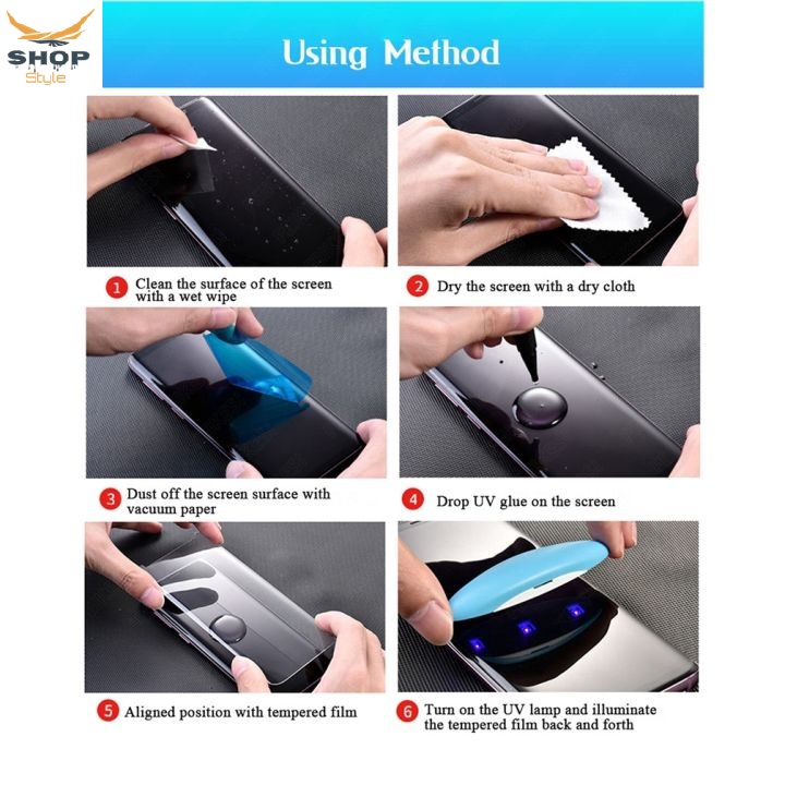 OnePlus 8 / OnePlus 8 5G UW (Verizon) / OnePlus 8 5G (T-Mobile)  - ( UV Glass 6.55 inches ) 6D Tempered Glass Full HD Scratchproof  Screen Protector. 