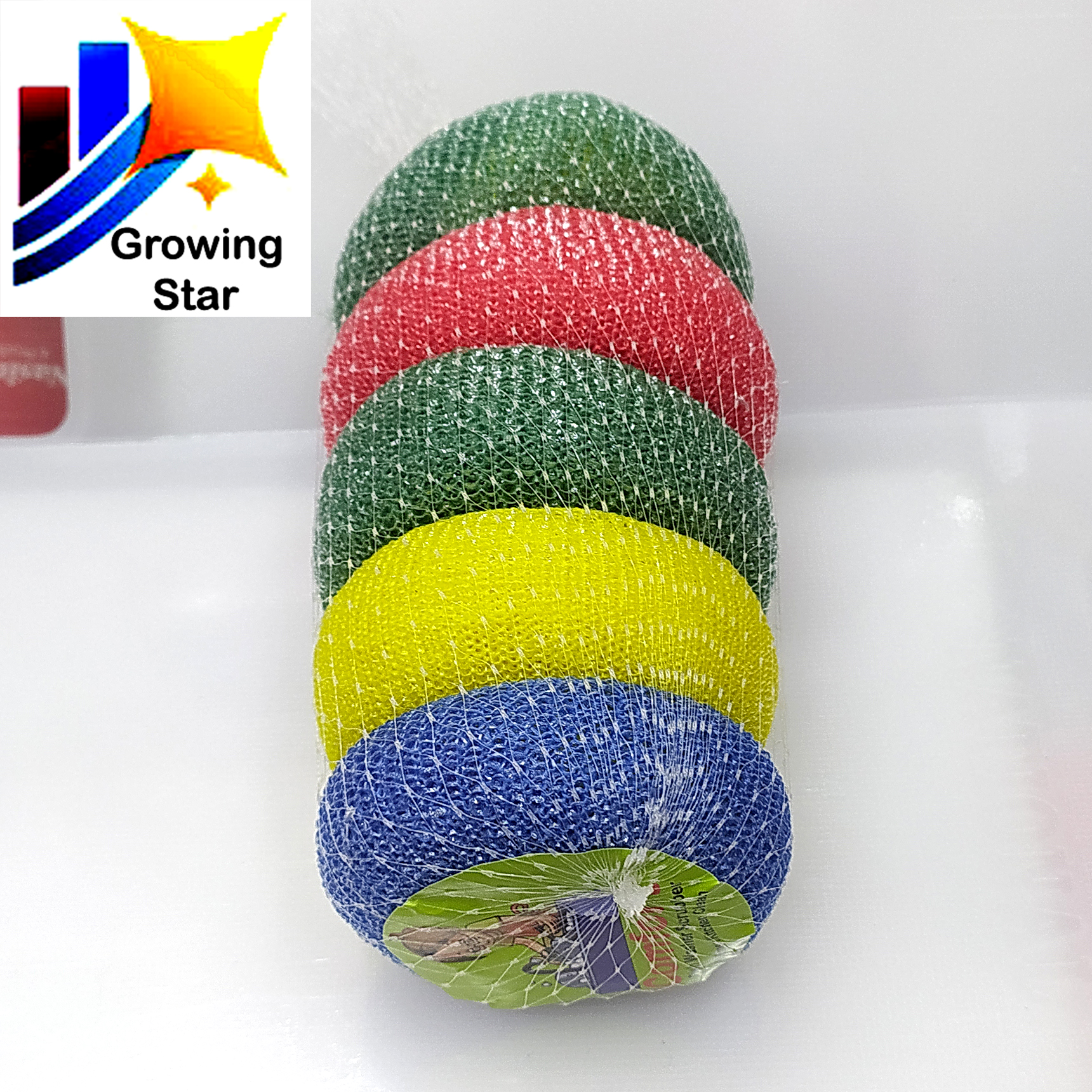 5 Pcs Scrubber For Dish Wash/body washer