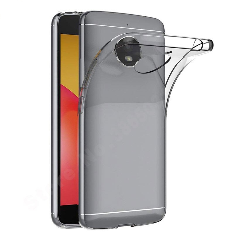 Motorola E4 Plus Soft TPU Transparent Protective Phone Back Case Back Cover. 