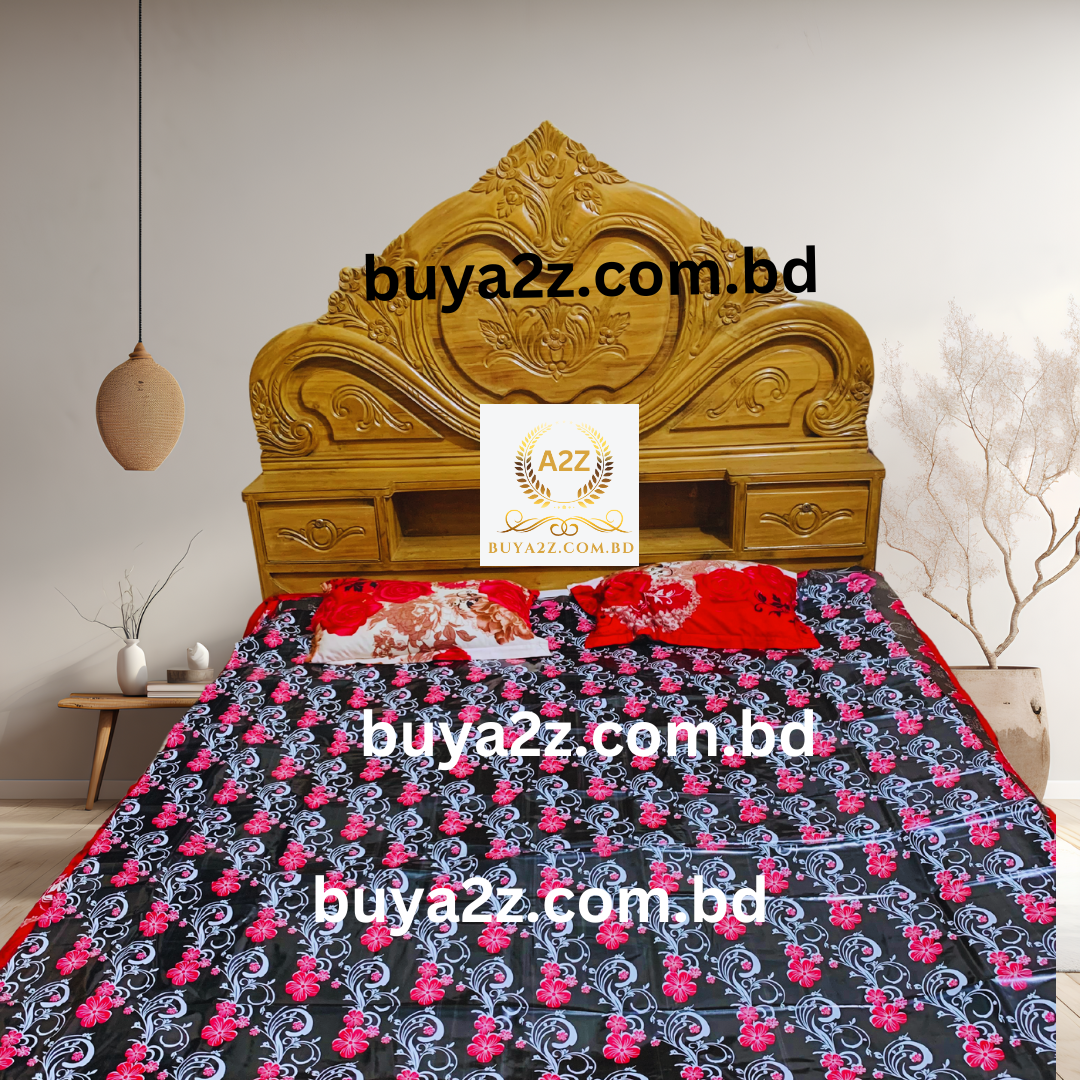 Waterproof Bed Cover 6/7 fit. full bed urin ptotector for baby -flower. 