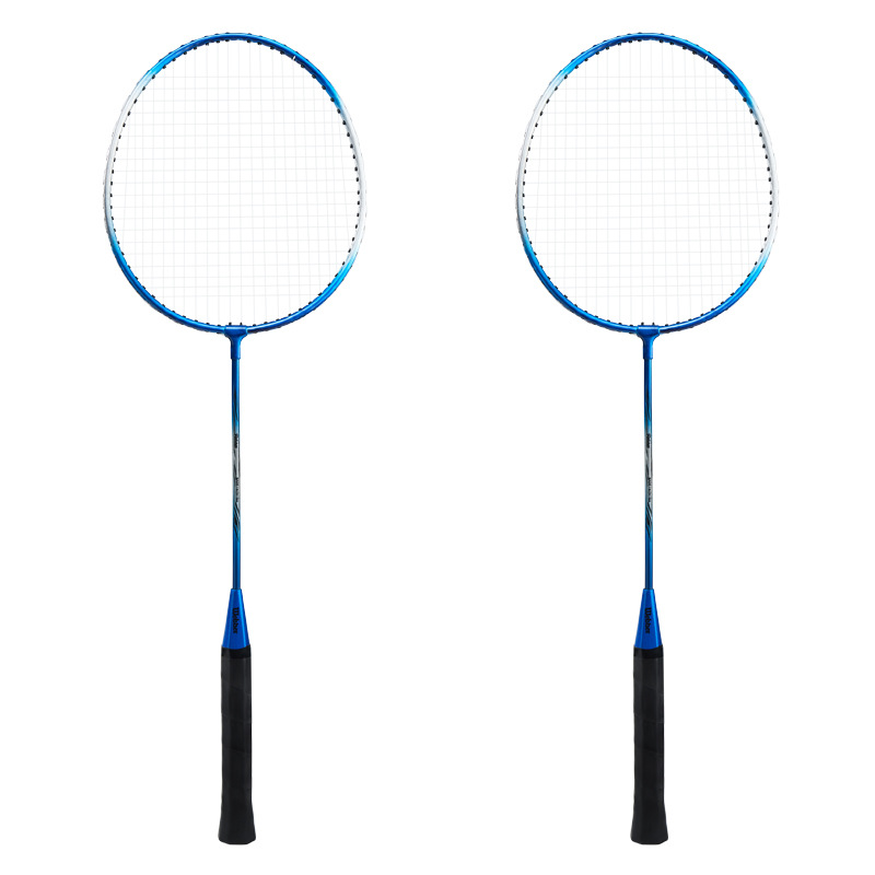 The factory directly supplies Crossway badminton racket double racket badminton racket set beginner training batch. 