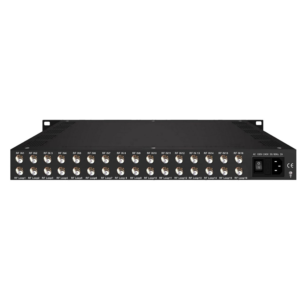 16-Way Tuner To IP Gateway,Front-End Equipment Of TV System. 