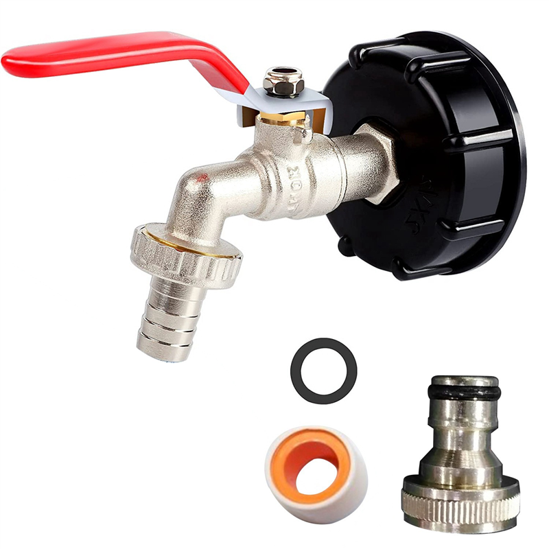 IBC Container 1/2 Inch Brass Ibc Tank Accessories IBC Valve Adapter for S60X6 Water Tank 1000L IBC Adapte