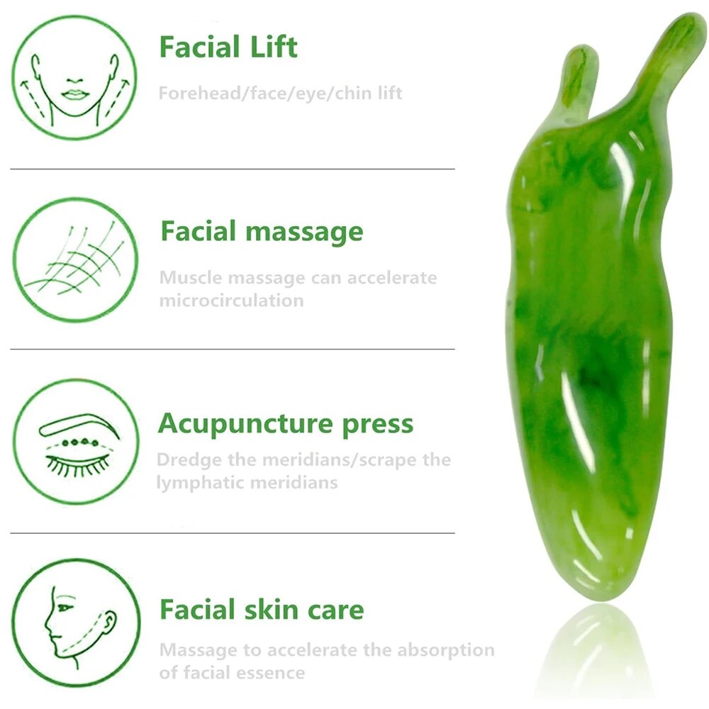 Gua Sha Facial Tools, Guasha Tool for Face, Massage Tool for Nose, Face and Body, Relieve Rhinitis, Tensions Reduce Puffiness. 