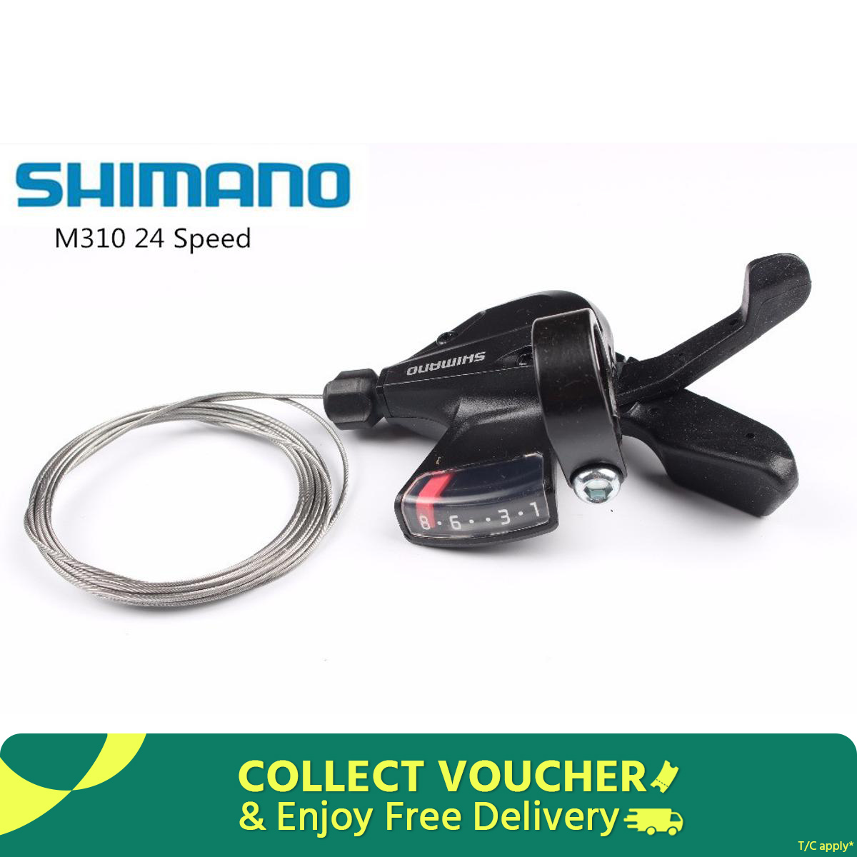Shimano SL-M 310, 8 Speed Oil Shifter ( Right Hand Shifter )MTB M310 shifter 24 speed