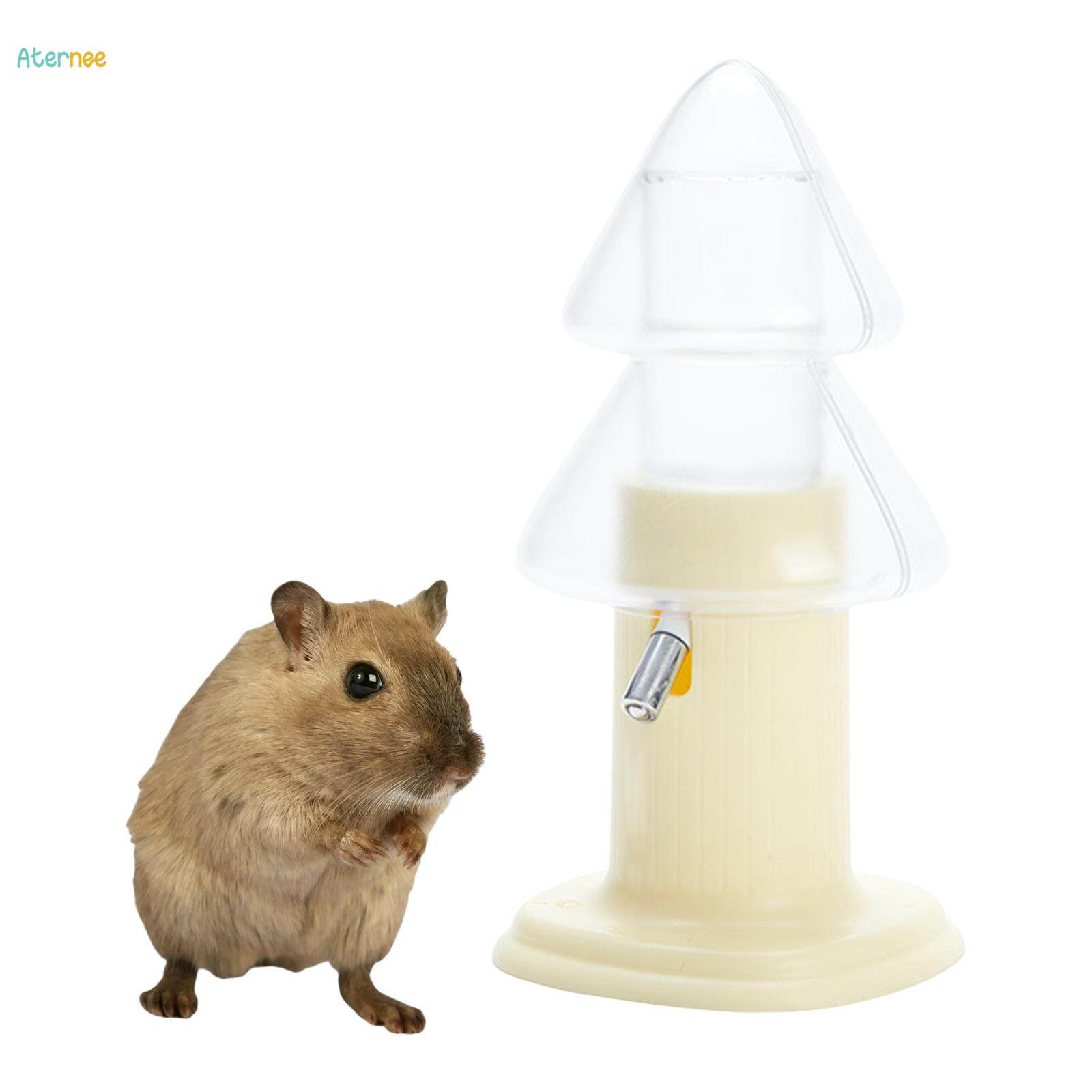 Automatic Hamster Water Bottle Rabbit Drinker Hamster Automatic Water Feeder for Squirrel , Yellow. 