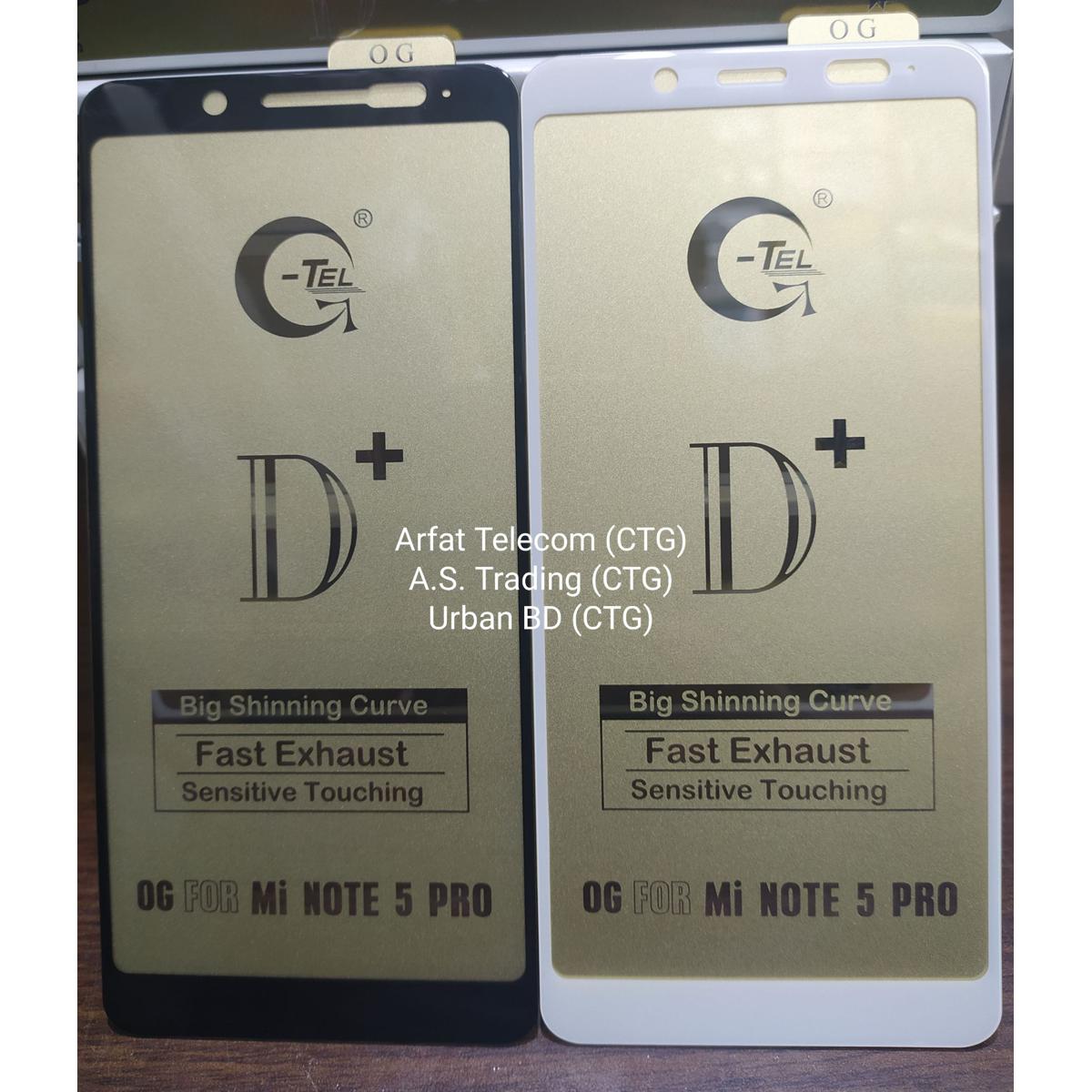 D+ Big Shining Curve Glass Screen Protector For XiaomiRedmi Note 5/Note 5 Pro