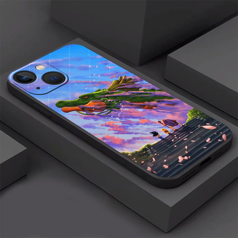 Case For Apple iPhone 15 11 13 14 Pro Max 7 8 Plus X XS XR SE 6relax 6S Back Cover 7+ 8+ Black Soft Phone Cases V-Vegeta Hero Anime.