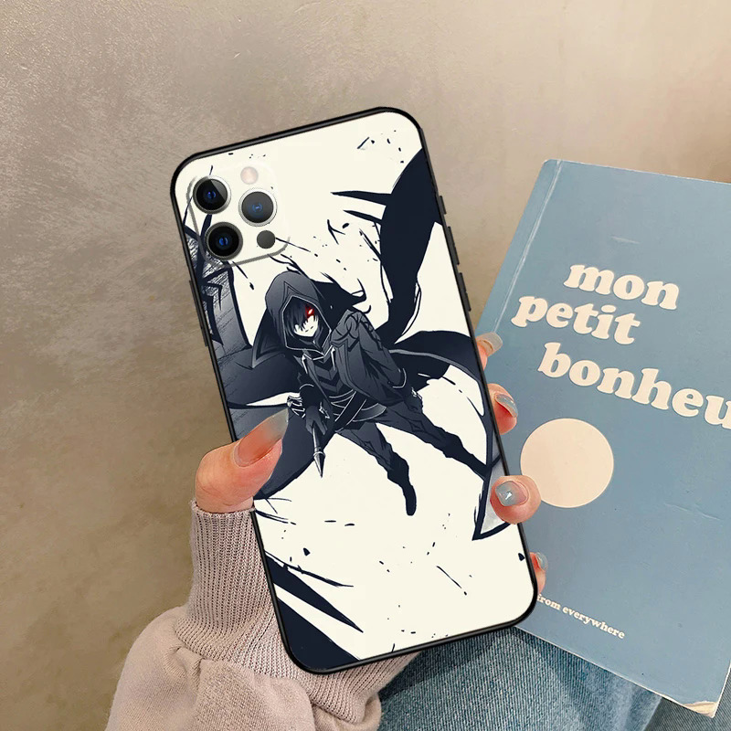 【Mascaraara】The Eminence in Shadow Cover Case, Coque pour iPhone 14, 13, 12, 11, 15 Pro Max, Mini 7, 8 Plus, X, Poly, XS Max, SE 2020, 2022. 