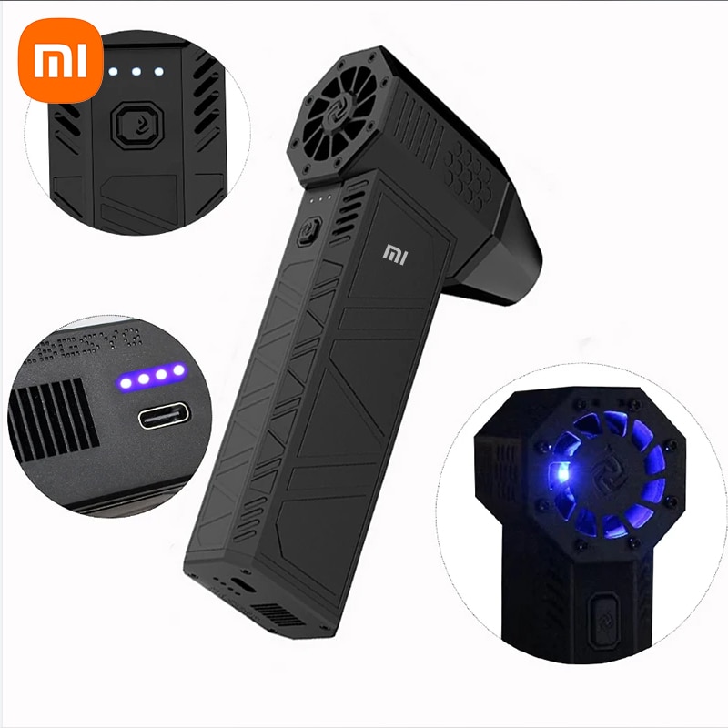 Xiaomi X3 Violent Blower Mini Turbo Jet Fan Handheld 3nd Generation Brushless Motor 130,000 RPM Wind Speed 52m/s Duct Fans. 