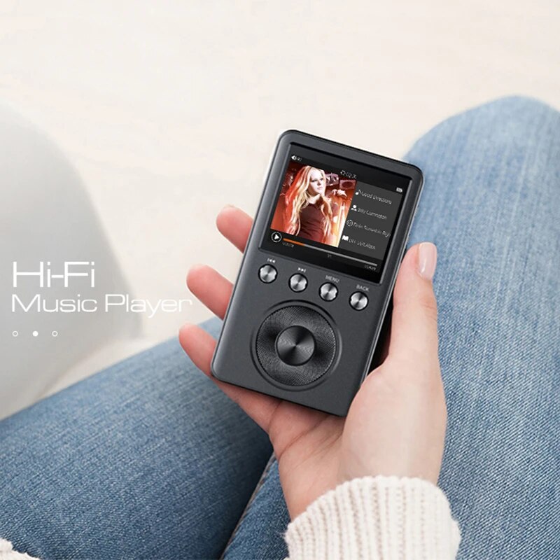 Professional HIFI Music Player MP3 AK4490EQ DAC Support DSD256 CUE Split Track Lossless Decoding Walkman Built-in EQ Adjustment. 
