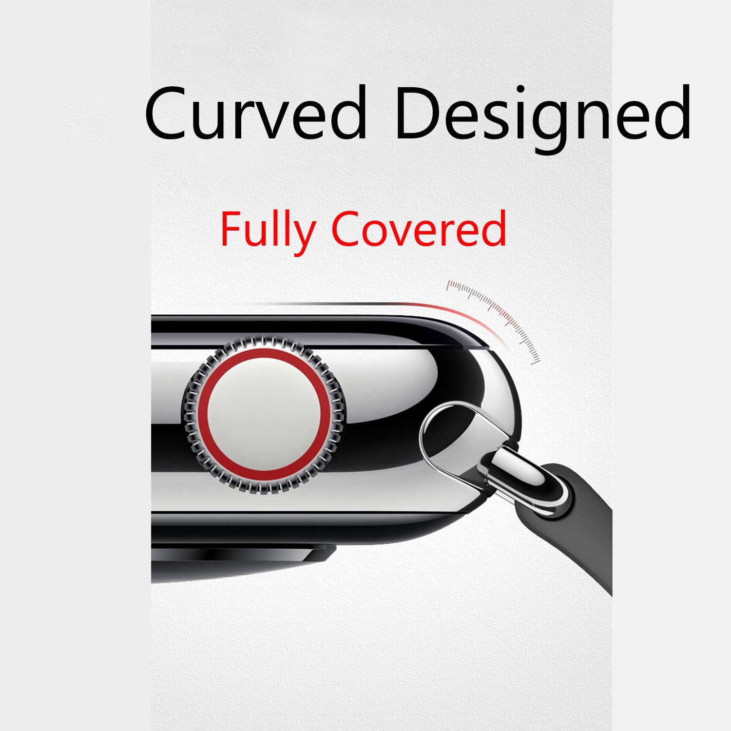 Haylou LS02 Smart Watch 3D Carved Full Screen Protector. 