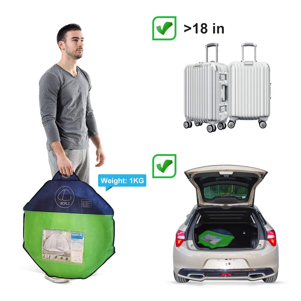 Mosquito Net automatically deploy use immediately - double bed mosquito net. 