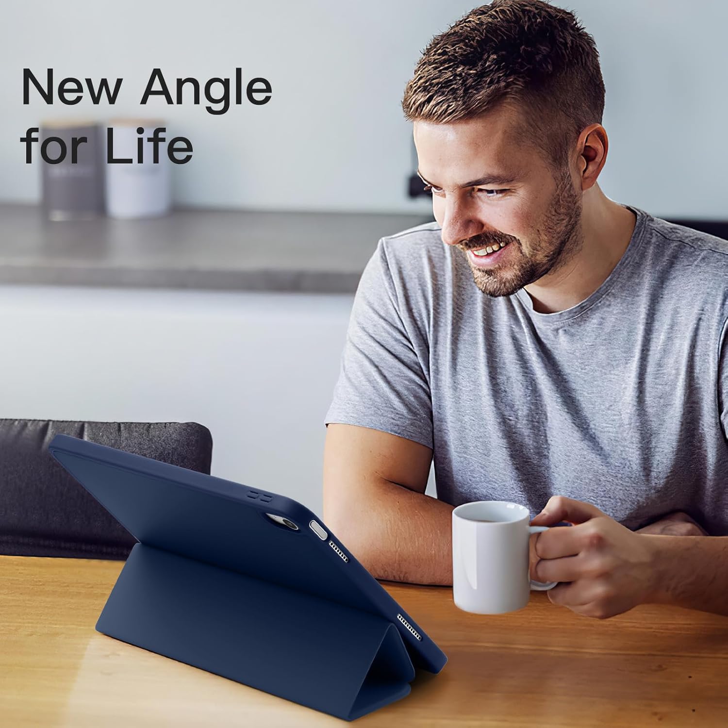 Compatible with iPad (A16) 11th Generation Case 11 Inch 2025 New, for iPad 10th Generation Case 10.9 Inch 2022, Trifold Stand Protective Cover with Pencil Holder, Auto Sleep/Wake, Model: A2757 A2777 A3162 A2696 A3355 A3356 A3354. 