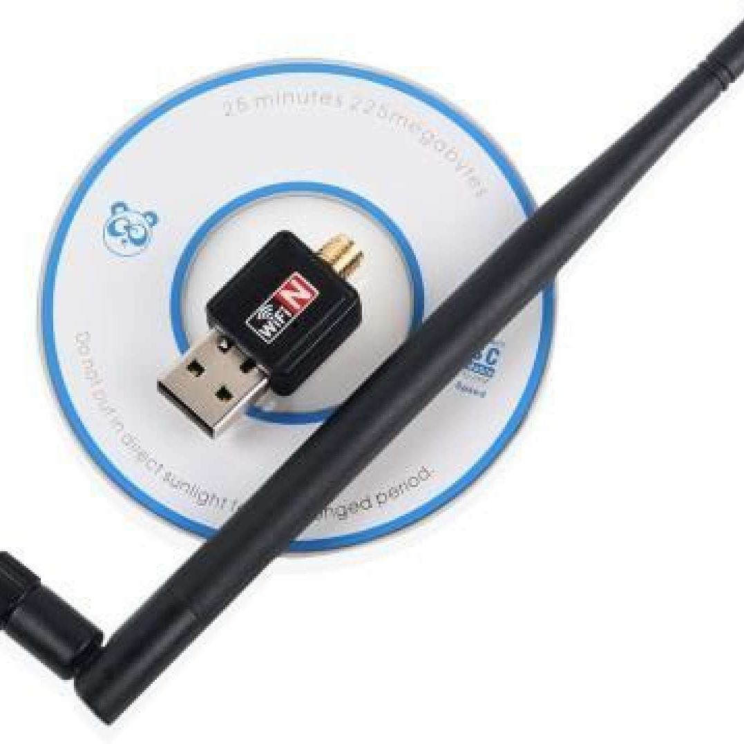 USB Wifi Receiver And Share 300Mbps Pc - Black - Enhanced Connectivity For Faster Internet Access