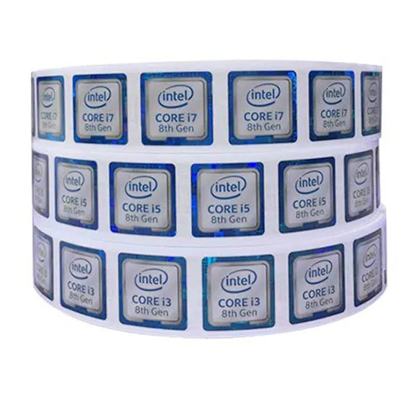 Applicable to notebook Intel computer core CPU sticker NVIDIA graphics card label mobile phone personality logo sticker. 