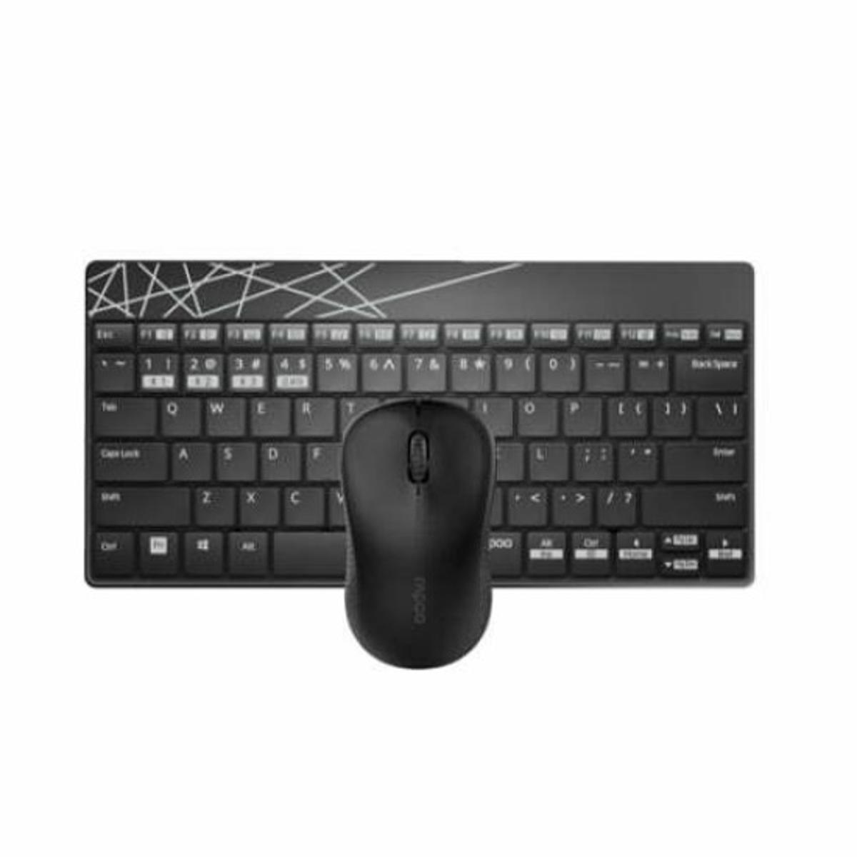 Rapoo 8000M  Wireless Keyboard and Mouse Combo