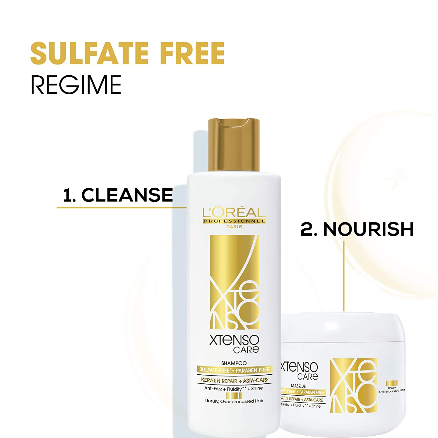 L'Oréal Professionnel Xtenso Care Sulfate-free Shampoo 250 ml,. 