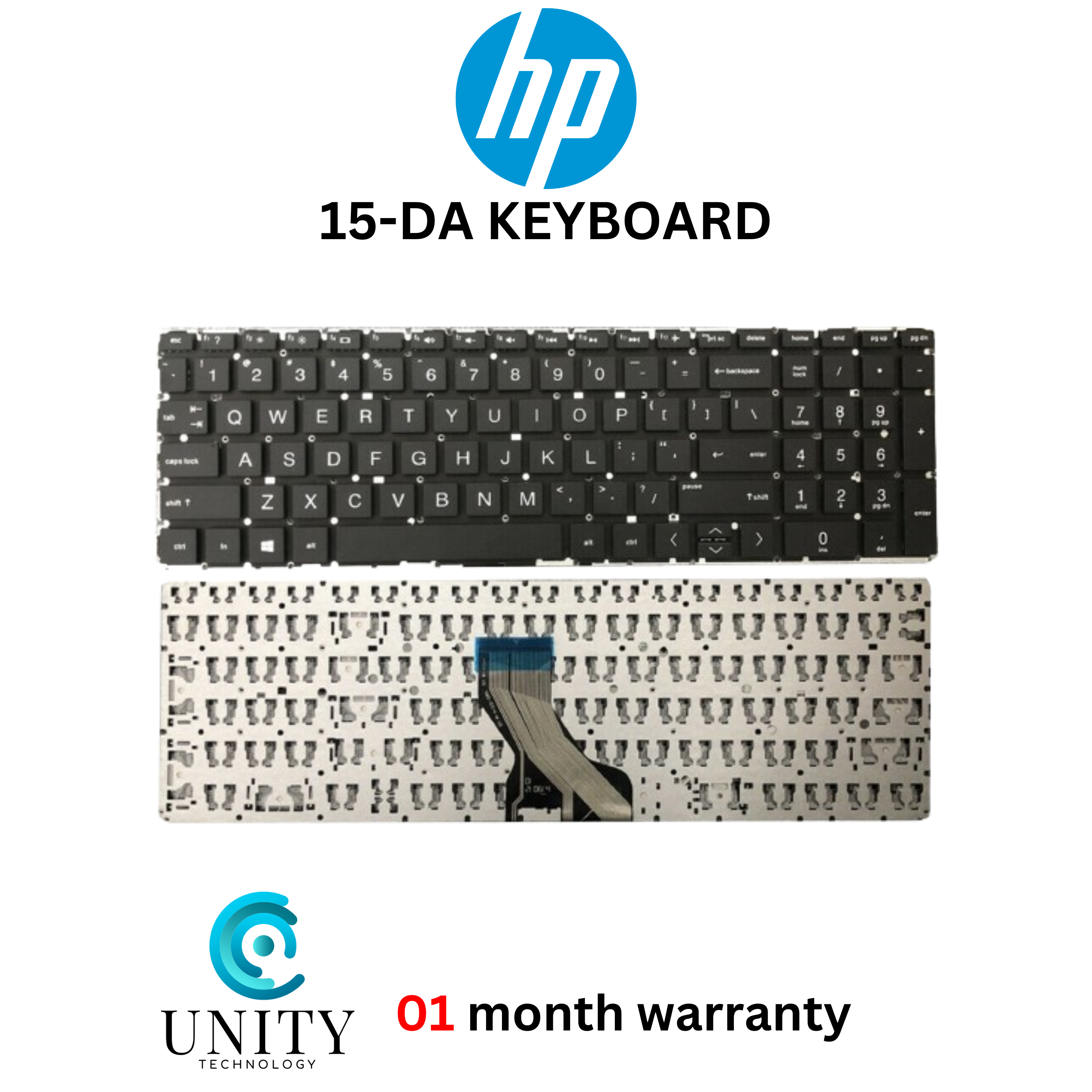 HP 15-DA 15-DA0012DX 15-DA0014DX 15-DA0024CL 15-DA0030NR 15-DA0032WM 15-DA0033WM 15-DA0034NR 15-DA0036NR LAPTOP KEYBOARD. 