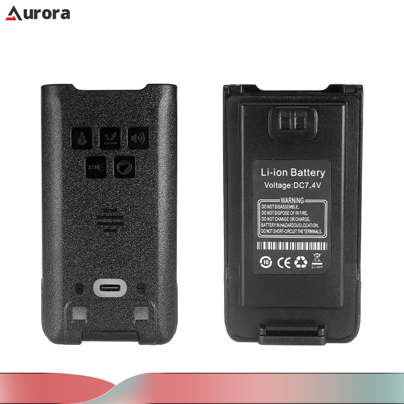Baofeng UV-9R Pro Li-ion Battery 2800/4800mAh UV-9R Plus Enlarge Li-ion Batteries Type-C Charging BL-9 GMRS-9R Radio Replacement. 
