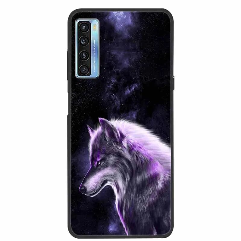 Case For TCL 20S 20L + Animal Silicone TPU Soft Phone Back Cover for TCL 20 5G Cases TCL 20L Plus Funda Bumper Shockproof Coque. 