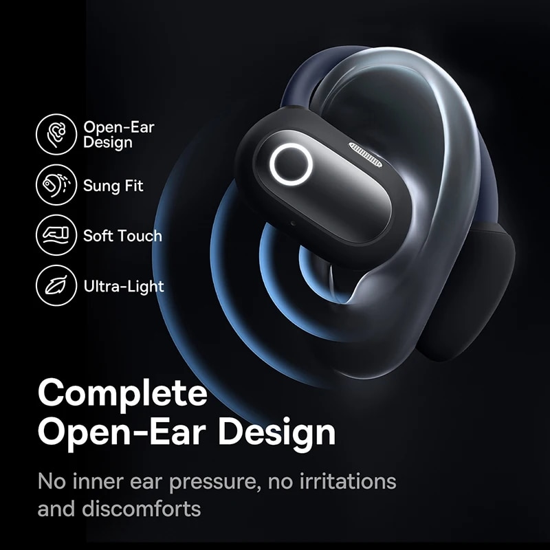 Baseus Eli Sport 1 Open Ear Headphones OWS Bluetooth 5.3 Wireless Earphones Air conduction headphones Bass Sound Sports Earbuds. 