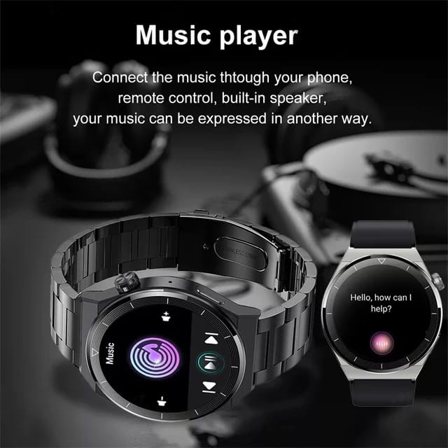 Smartwatche HK46-GT3 men Amoled Display custom Dial Bluetooth Answer call, blood pressure function,health features smartwatch. 