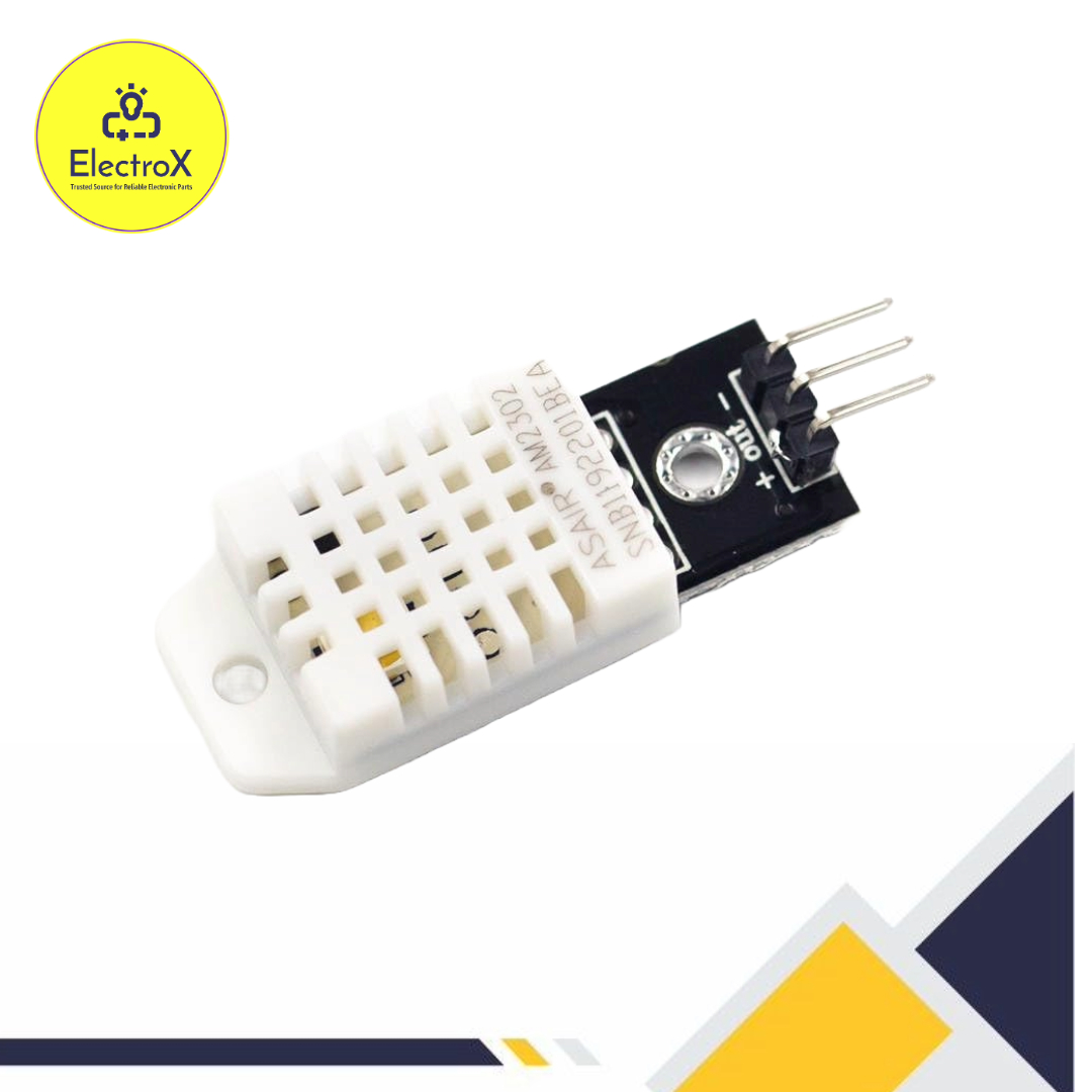 DHT22 Digital Temperature and Humidity Sensor Module with Cable for Arduino, Raspberry Pi, ESP32. 