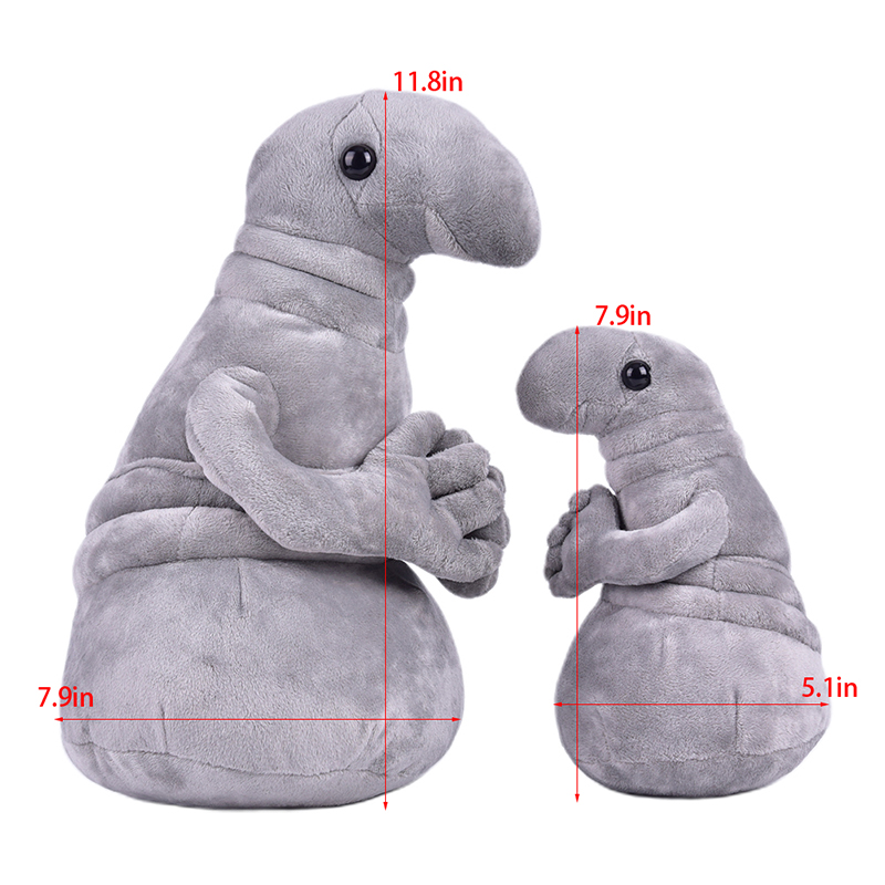 1Pcs Waiting Plush Toy Zhdun Meme Tubby Gray Blob Zhdun Toy Snorp Plush Doll. 