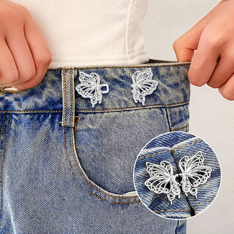 Jeans Waist Snaps Button Waist Tightening Tool No Sewing Waist Adjustment Modification Fixed Button Set Chinese Knot Button. 