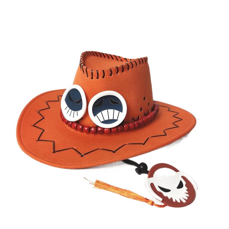 Sombrero de Cosplay Unisex de Portgas D. Ace - One Piece