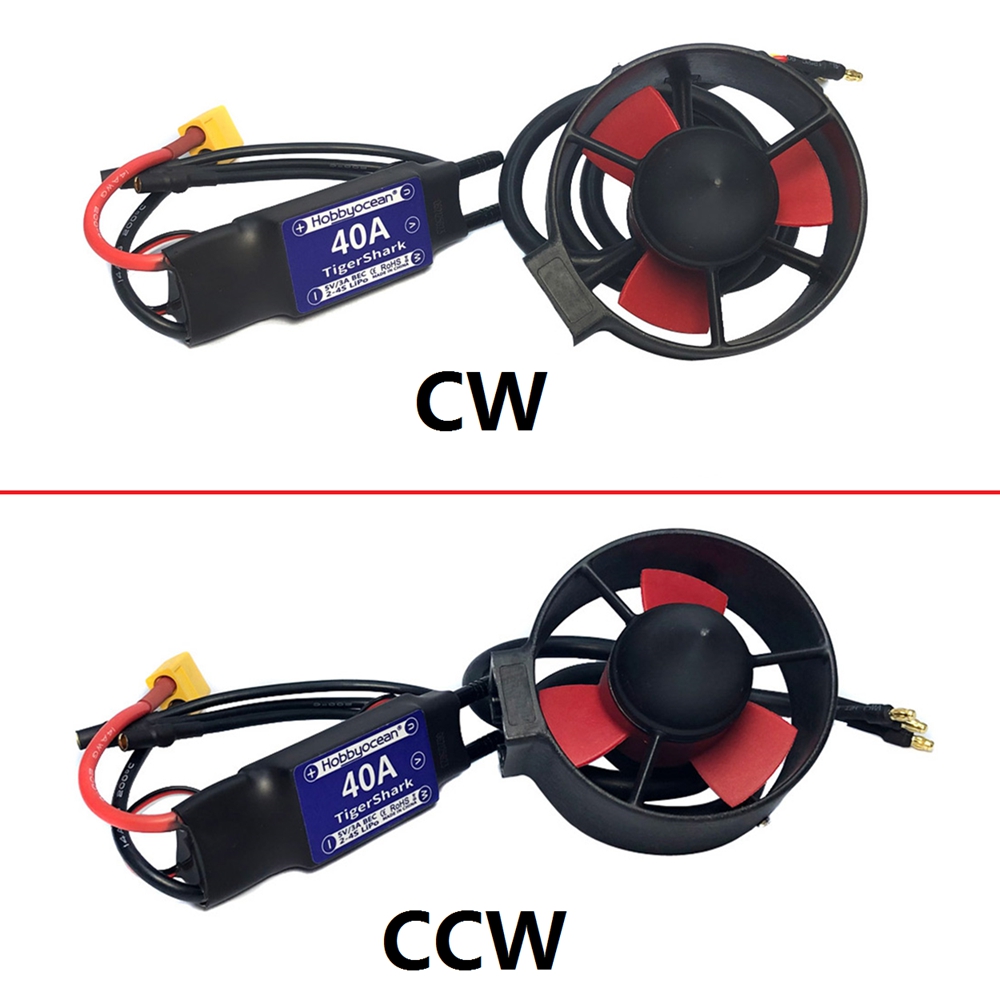 2Pcs Brushless Motor with Plug for RC Bait Tug Boat ,1