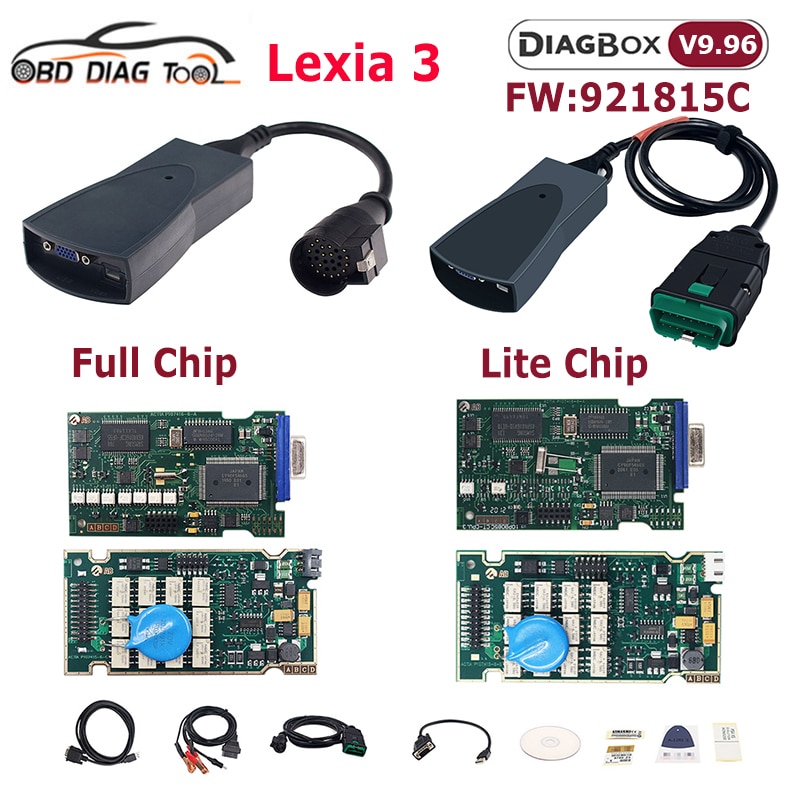 Diagbox V9.91 en Lexia3 Scanner Full C For Citroen/Peugeot Lite Lexia 3 PP2000 OBDII Auto Reader Free Diagbox 9.96/9.125. 