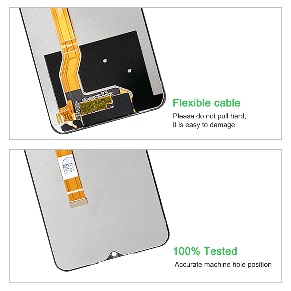 LCD For Realme C35 RMX3511 LCD Display Touch Screen Digitizer Assembly Replacement 100% Tested Well No Dead Pixel. 