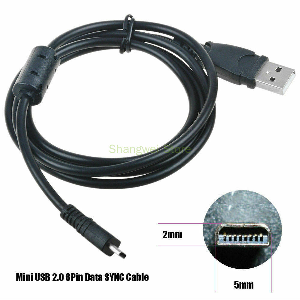 USB Power Charger Data SYNC Cable Cord Lead for Nikon DSLR D3200 D5000 D5100. 
