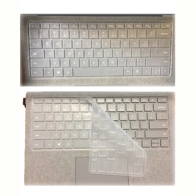 Silicone Keyboard Cover For Microsoft Surface Laptop 4 3 2 Soft Keyboard Skin Protector Film For Surface book 2  New Pro 8 7 6 5. 