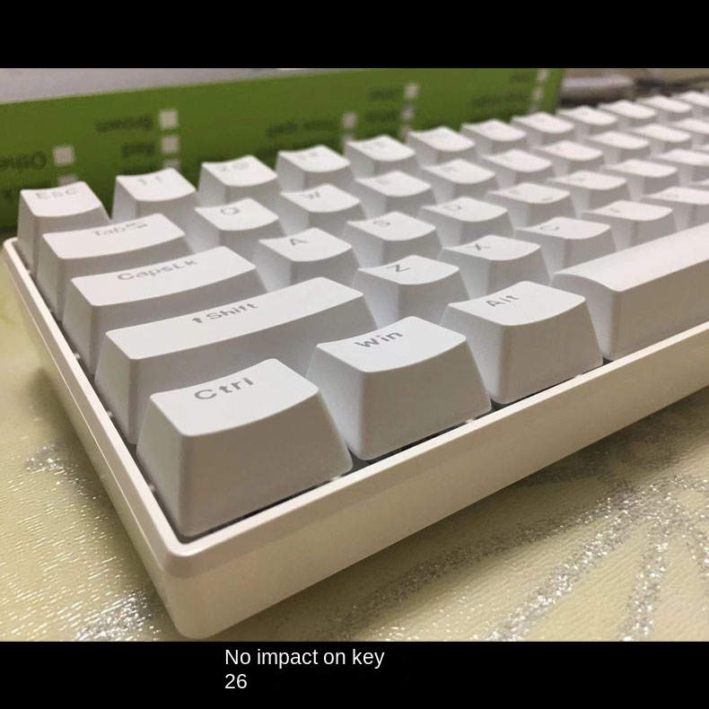 Mechanical keyboard 60% gaming white 61 keys computer keyboards Backlit mini teclado Musical portable Usb key board