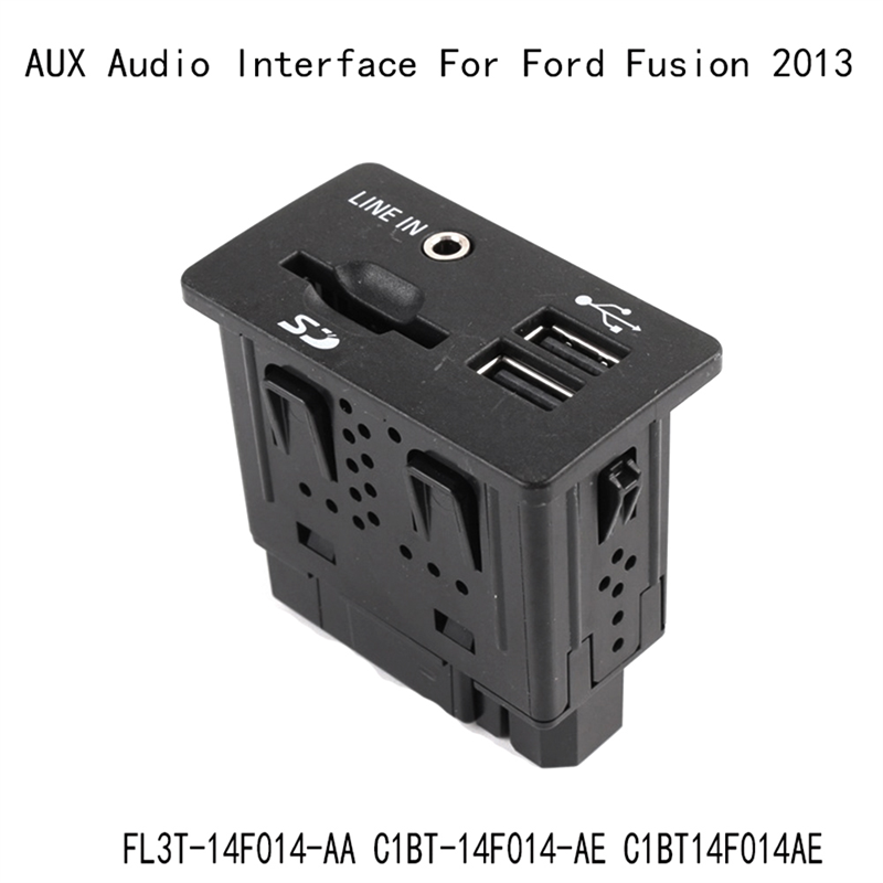 AUX Audio Interface with SD Card Reader for 2013 FL3T-14F014-AA C1BT-14F014-AE. 