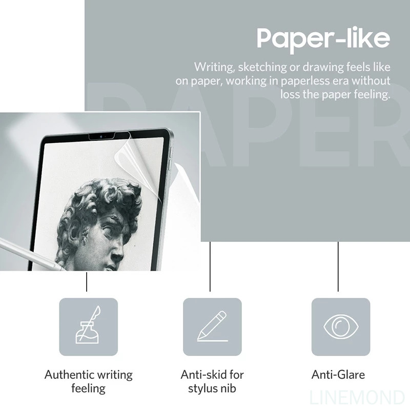 Paper Like Screen Protector For Apple iPad 2 3 4 5 6 7 8 9 9.7 10.2 5th 6th 7th 8th 9th Generation Drawing Matte Tablet Film. 