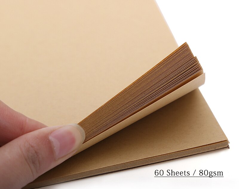 Brown Craft Paper Art Pad A4 Size ● Good for Quick Sketching and Drawing with Pencils, Pastels, and Charcoal.. 