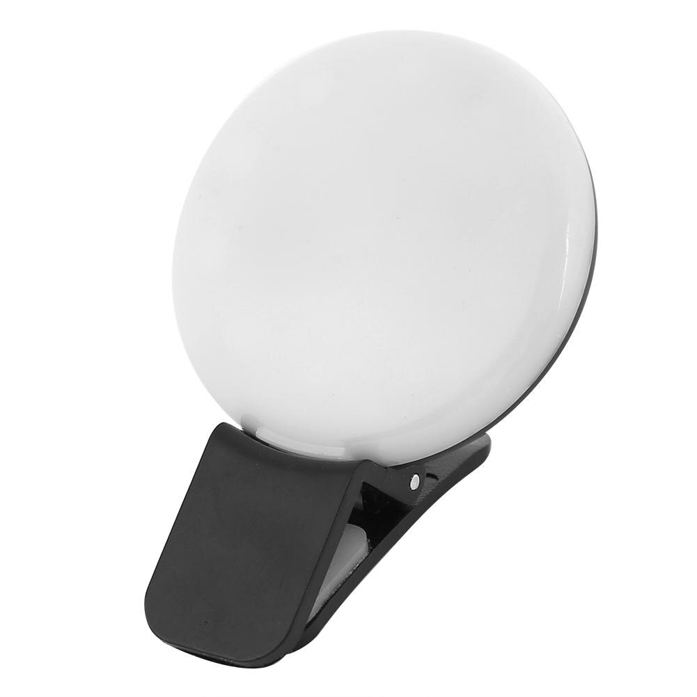 Mini Selfie Ring Light Portable Flash LED Selfie Lamp USB Clip Mobile Phone Fill Lamp Darkness Selfie Enhancing Fill Lights. 