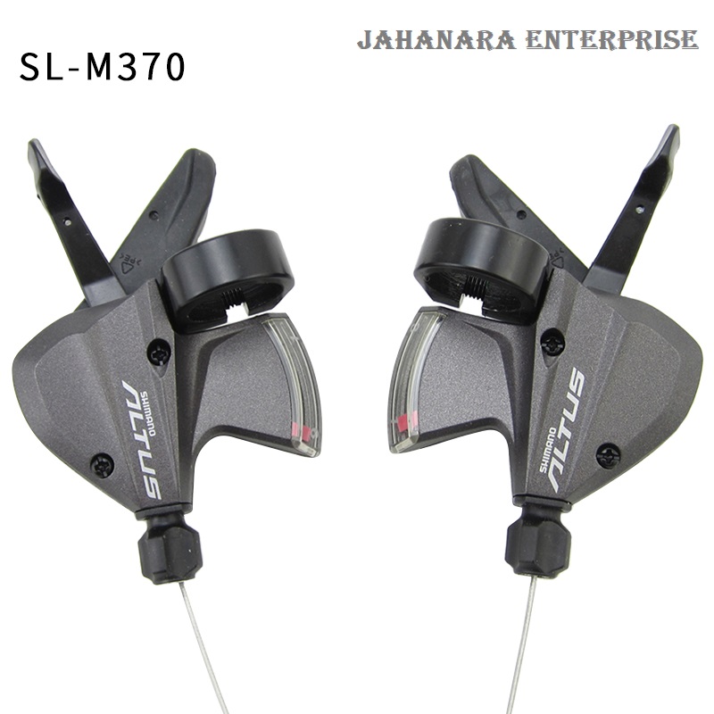 SHIMANO ALTUS SL-M370  9 Speed Shifter Definite Trigger 3X9 w / Internal Cable (Made In Indonesia). 