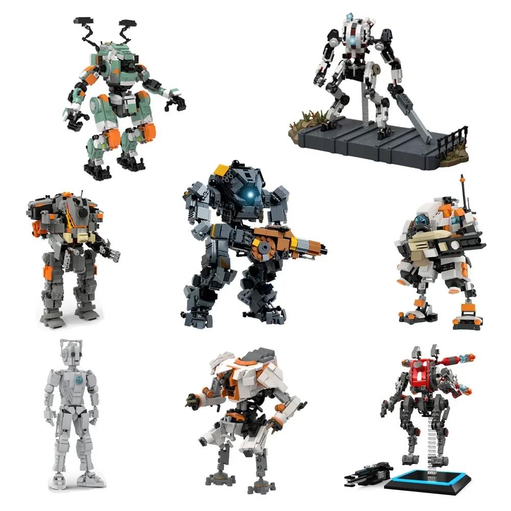 BuildMoc Titanfalls 2 Ion-class Titan Reaper Titan BT-7274 Building Block Model Set Mecha Robot Northstar Figure Brick Kid Toy Luhuai CVC