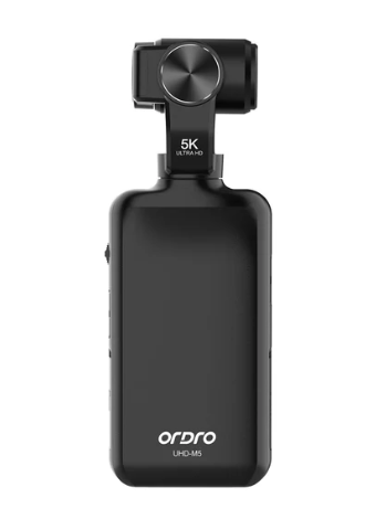 Ordro M5 5K Vlog Handheld Camera 3.5-inch Rotating Touch Screen, 3-axis Gimbal Stabilization, Face Tracking, 120-degree Wide Angle, Long-lasting Battery, Infrared Night Vision, Slow Motion with 12 MONTH WARRANTY. 