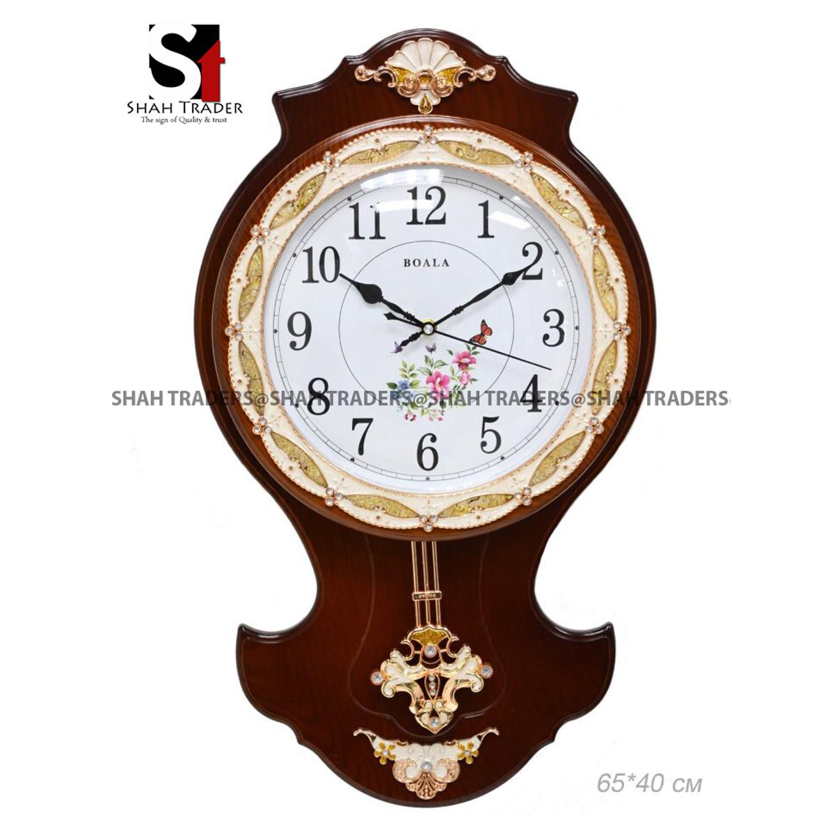 Wall Clock Clock Quartz Clock European Mute Swing Retro American Antique Quartz Clock Sweeping Movement Movement Garden
