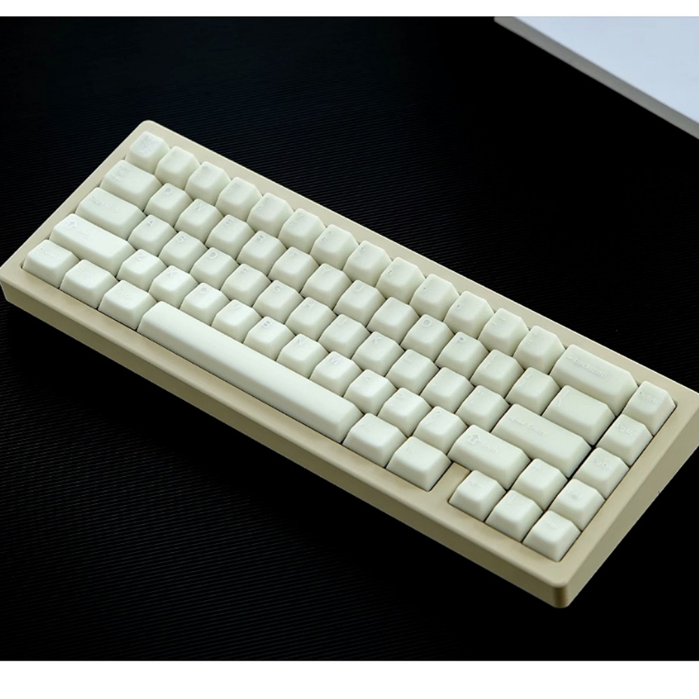 White marble 114 keys, cherry, keyboard keycaps, custom keycaps, simple personalized keycaps, mechanical keyboard accessories. 