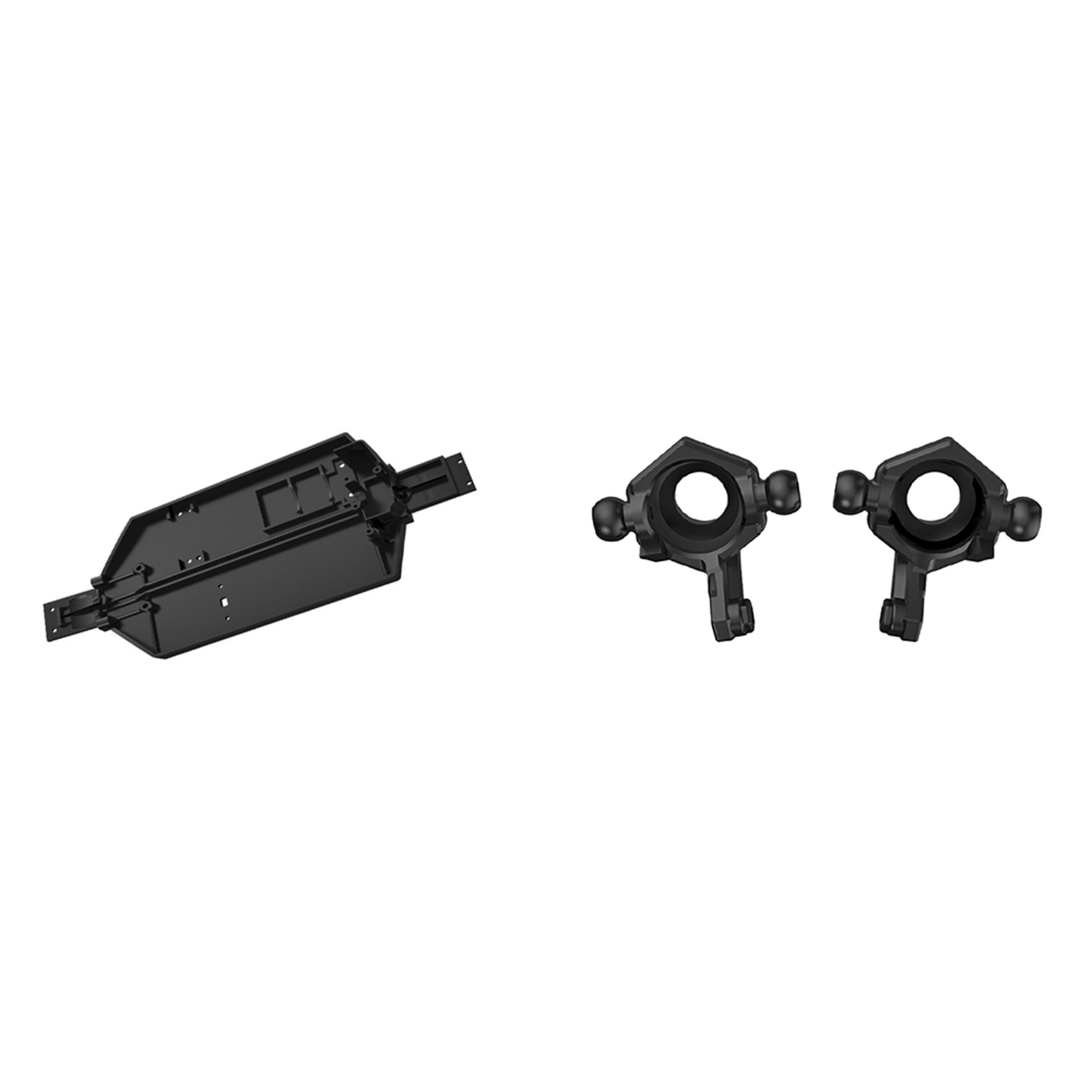 1x Chassis Body Frame Board for SG 1603 SG 1604 SG1603 SG1604 & 2Pcs Front Steering Cup Wheel Seat